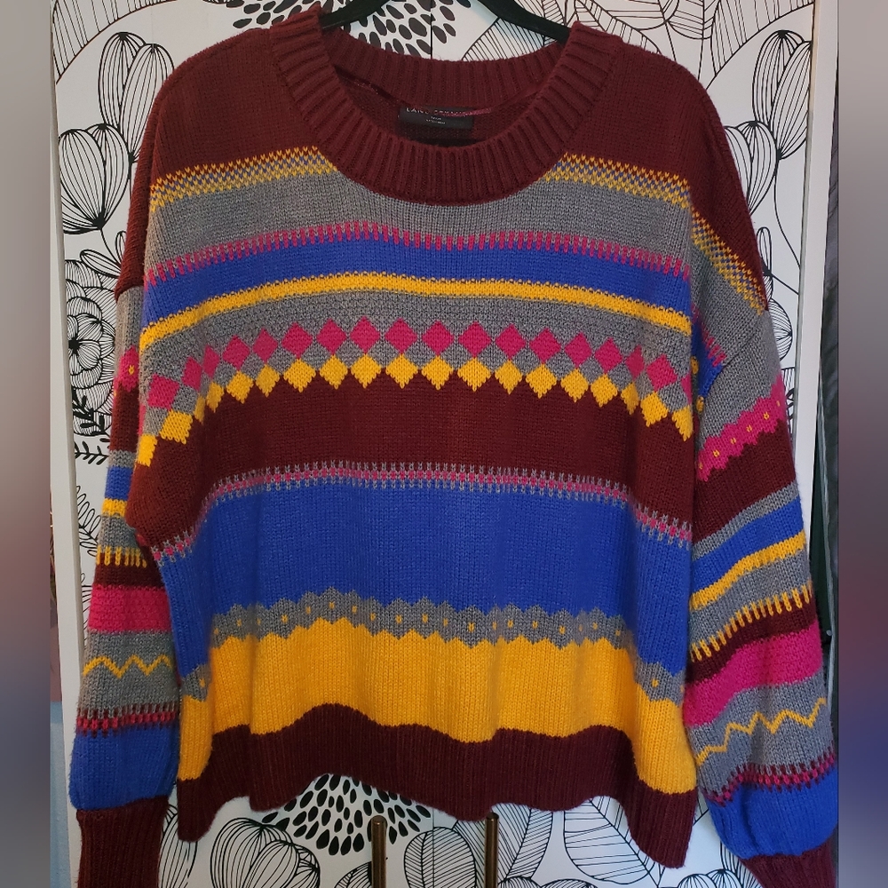 LANE BRYANT CROPPED SWEATER